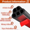 Alophoty 34 Ft Self-Adhesive Car Door Seal Strip for Noise