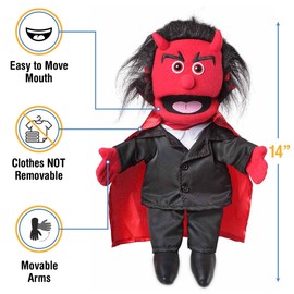 14" Devil Hand Glove Puppet