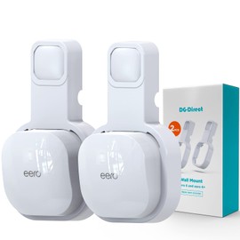 DG-Direct Wall Mount Holder for eero 6 and eero 6+ Router Mesh Wi-Fi System, No Messy Wires, The Outlet Wall Mount Holder for eero 6 Plus, Stand Bracket for eero 6 Extender Space Saving White