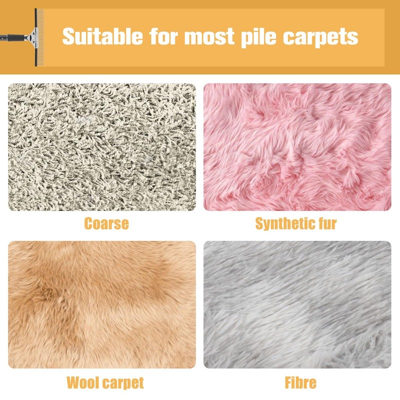 Big Carpet Rake with Long Handle, Making Carpets Fluffy Again,