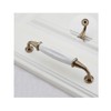 Mgoodoo Pack of 2 Vintage Crack Ceramic Cabinet Handles Antique