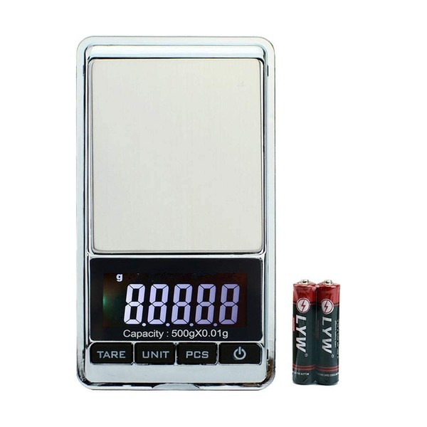 Balanada Pocket Scale, High Precision Digital Scale, 17.6 oz (500 g) / 0.01 g Reload, Portable Type, Pocket Digital Scale, Commercial (Professional) Measurement