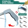 KANCOKIT 52“ Snake Tongs Collapsible Grabber, Professional Reptile Snake Catcher