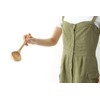 kicoriya Wooden Ladle Ladle with S-Shaped Hooks (Medium)
