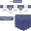 GC GAVENO CAVAILIA Easy Care Single Valance Sheet Frilly Bedding