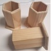 Unbranded WL-FC Wood Lot of (1) Pencil Pen Holder Stand