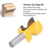 Window Sill Router Bit 1/2in Round Shank Cabinet Door Raised