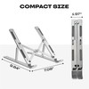 Laptop Stand Adjustable – 7-Level Foldable Aluminum Riser, Portable Laptop