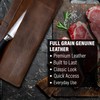 RED SCORPION ENTERPRISES Handmade Leather Chef Knife Sheath – Universal