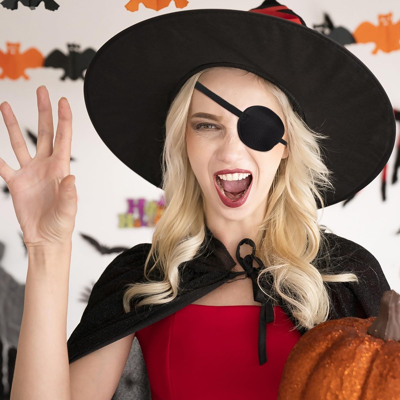 OATIPHO 6 Pcs Monocular, Steampunk Eye Mask, Pirate Eye Patch