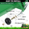 CheeMuii 4 Pack Lawn Mower Deck Gauge Wheels Kit AM125172