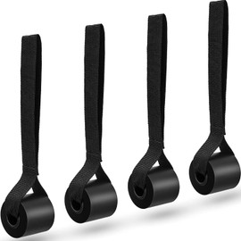 4 Pieces Door Anchor Resistance Bands Cable Door Anchor Foam Exercise Training Strap Over Door Anchor for Workout Fitness