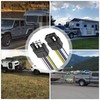 XMSJSIY 6 Way Square Trailer Wire Adapter Extension Cable 6-Pin