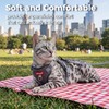 pangdi Cat Harness and Leash Set, Lightweight Air-Mesh Cat Vest,
