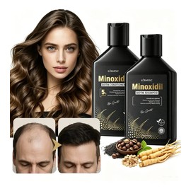 5 Minoxidil Shampoo Crecimiento Con Biotin Y Acondicionador