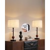 Etonovate Modern Table Lamp for Bedroom, 17.72 Inch Bedside Lamps