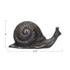 Creative Co-Op Cast Metal Snail Accent Décor, Rust