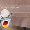 Fabric Tablecloth, Textile Table Linen, Cotton Polyester, Washable, Plain Ornamental