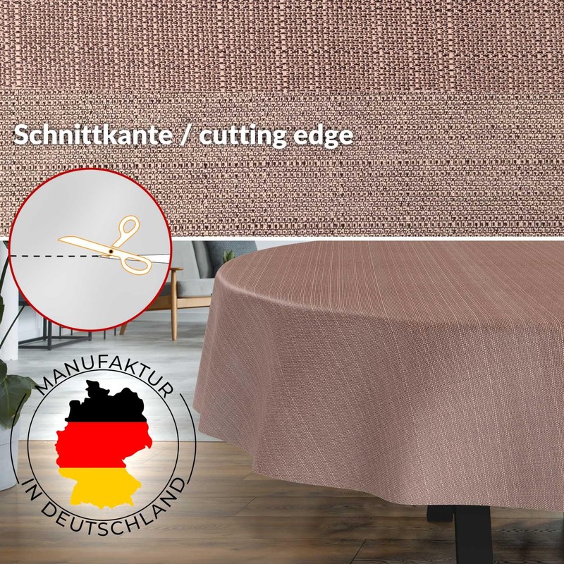 Fabric Tablecloth, Textile Table Linen, Cotton Polyester, Washable, Plain Ornamental