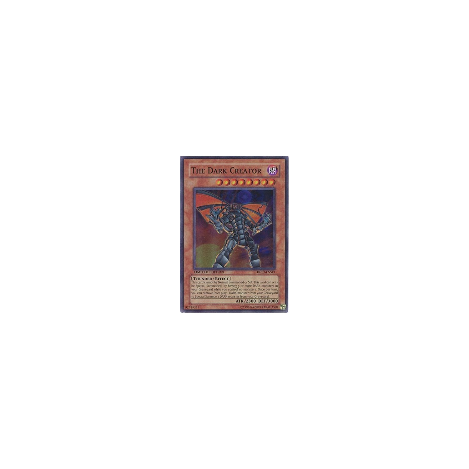 Yu-Gi-Oh! - The Dark Creator (RGBT-ENSE1) - Raging Battle Special ...