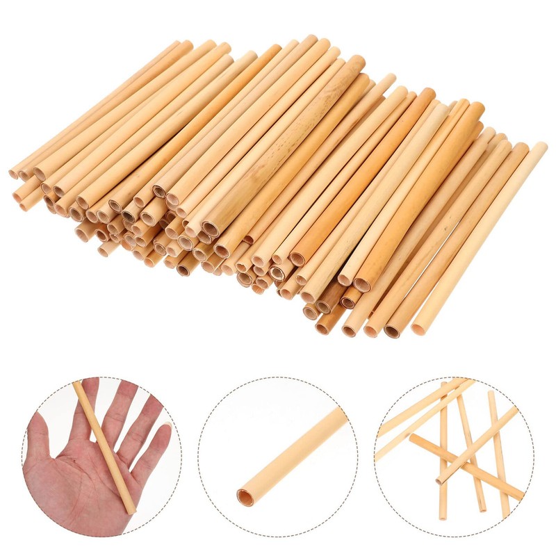 MAGICLULU 100Pcs Bee Tubes Mason Bee Nesting Tubes Reed Mason
