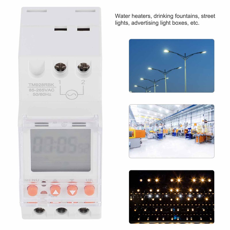 Timer Switch LCD Backlight Analog Programmable Smart Home Control Device