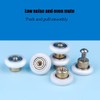 6 pcs Shower Door Rollers Wheels, Bathroom Glass Door Replacement
