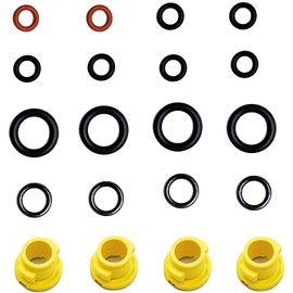 ANBOO 20pcs Pressure Washer O-Ring Set for Karcher K2 K3 K4 K5 K6 K7, O-Ring Seal 2.640-729.0, Yellow, Plastic