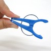 Towa Sangyo Neosul Clothespins Pinch Whole Hanger, White, Blue, Approx.