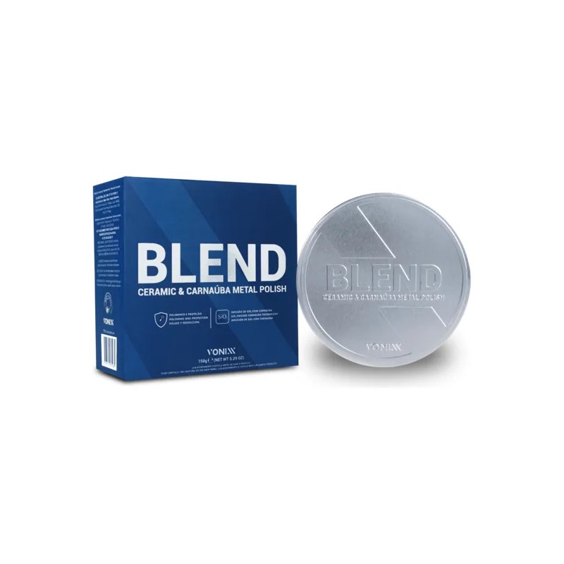 Pulidor Metálico Vonixx Blend Pasta SiO2 Carnaúba 150g Brillo