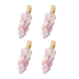 4 PCS Seamless Hair Clips, No Crease Hair Bang Clip for Women