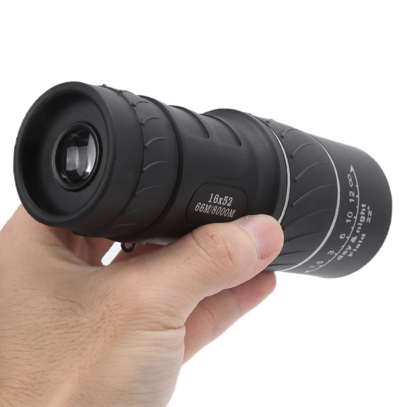 16x52 Monocular Dual Focus Optics Zoom Telescope High Power Monoculars