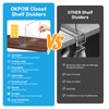 OKPOW Shelf Dividers Closet Organizer - 12" Tall X 9"