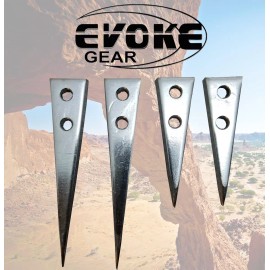 Evoke Gear Replacement Tree and Pole Gaffs For Tree Climbing Spikes Set