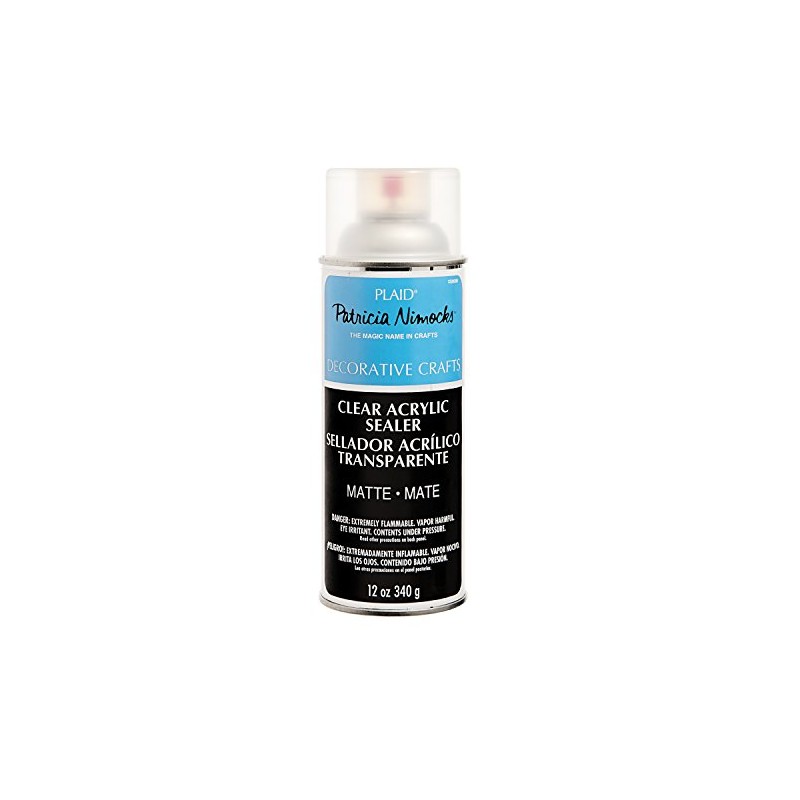 Plaid Patricia Nimocks Clear Acrylic Sealers (12-Ounce), CS200306 Matte