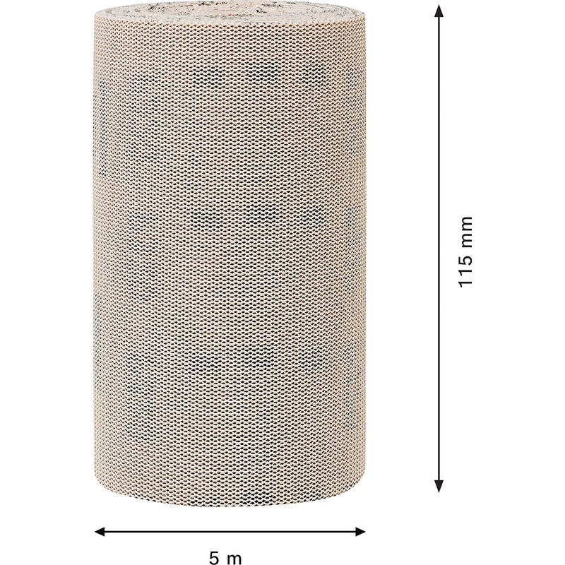 Bosch Professional 1x Expert M480 Sanding Net Roll (for Hardwood,