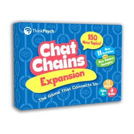 ThinkPsych Chat Chains Expansion Pack - Counseling Games & Therapy Games for Teens - Social Skills Games for Kids, Play Therapy Toys, Speech Therapy Games - Ages 8-99