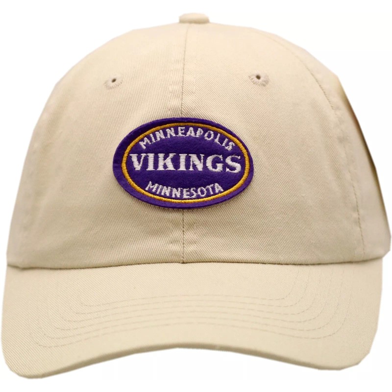 American Needle Minnesota Vikings Slouch Hat Circle Logo