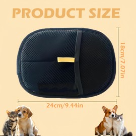 ZEIEYA Fur Magnet Glove, Pack of 2 Fur Magnet Gloves, Double-Sided Fur Magnetic Glove, Cat/Dog Gloves, Grooming Gloves, Reusable for Grooming in Everyday Life