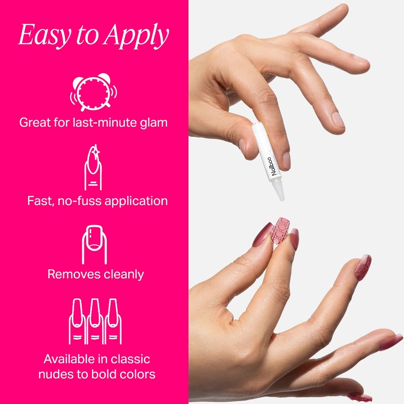 Premium Press On Nails (Wine Time)