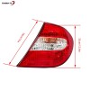 TINVHY Red Passenger Side Tail Light For Toyota Camry 2002