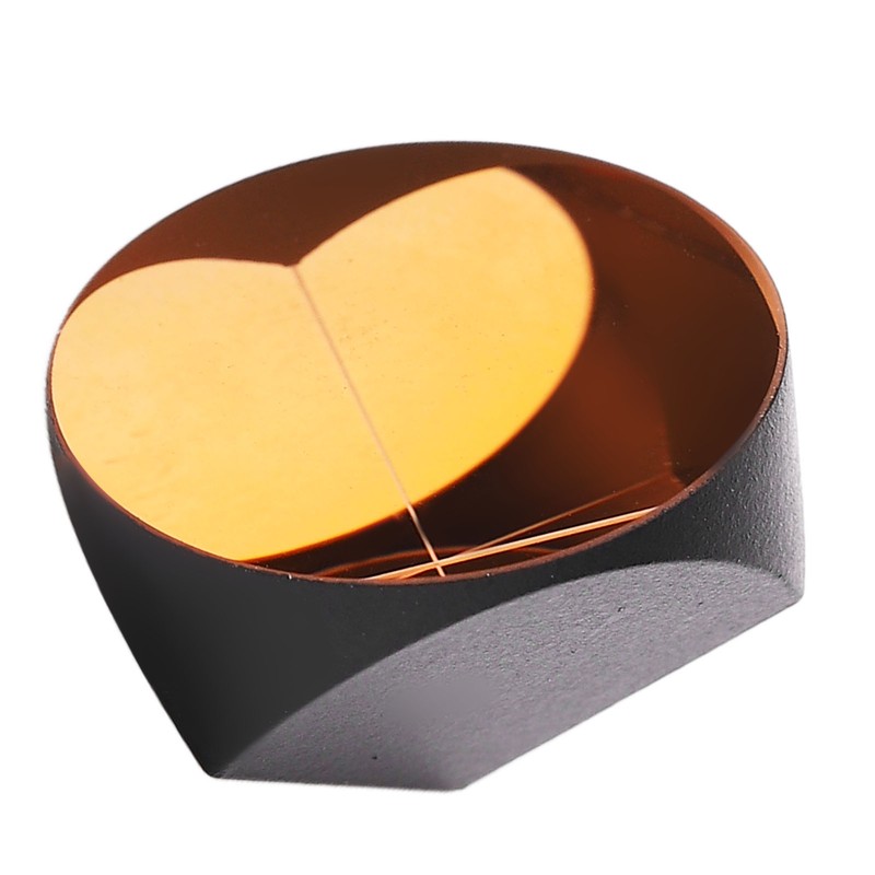 Corner Prism Cube Copper Coated Plated Trihedral Retroreflector Optical Glass