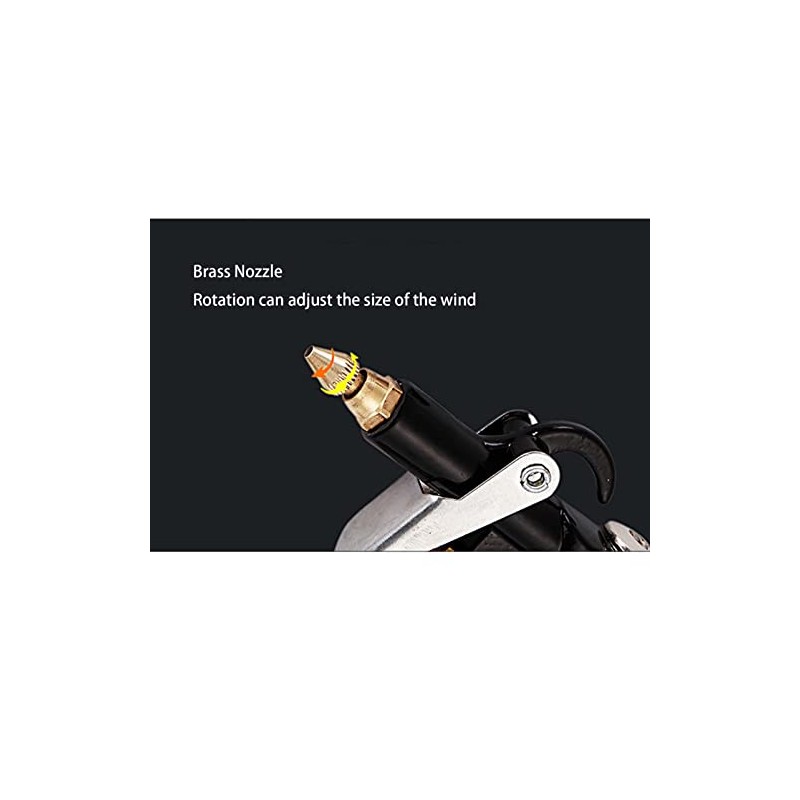 Industrial Air Blow Gun with a Brass Adjustable Air Flow