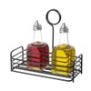 HENDI Rectangular Cruet Set, Spice Rack, 205 x 90 x