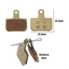 VGOL 2 Pairs Bicycle Disc Brake Pads Replacement Compatible with