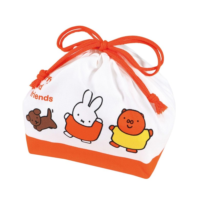 Kutsuwa MF822 Miffy Lunch Bag, Kids Lunch Bag, Made in