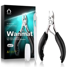 Toe Nail Clipper for Ingrown or Thick Toenails,Toenails Trimmer and Professional Toenail Nipper for Seniors with Stainless Steel Surper Sharp Blades