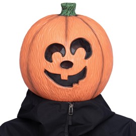 Monisorly - Máscara de calabaza de miedo para Halloween son accesorios de fiesta adecuados tanto para adultos como para niños. Las máscaras de calabaza de látex son regalos de Halloween