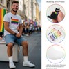 Dongcill 1 pair of rainbow socks and 1 piece pride