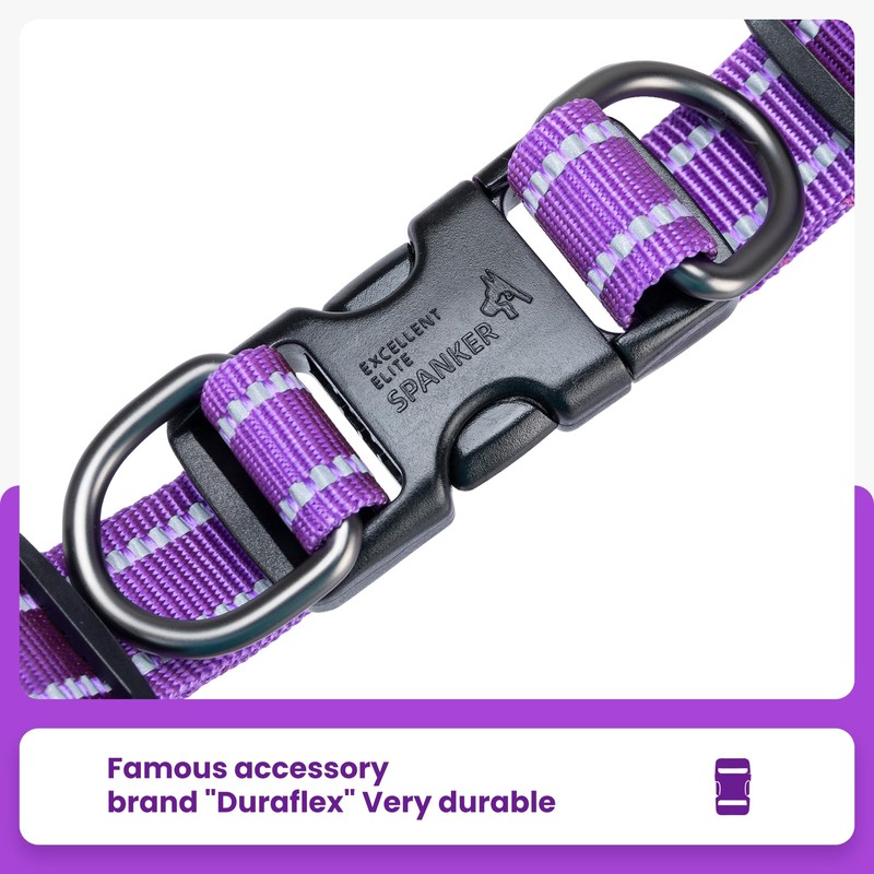 EXCELLENT ELITE SPANKER No Pull Dog Harness Step-in Adjustable Reflective